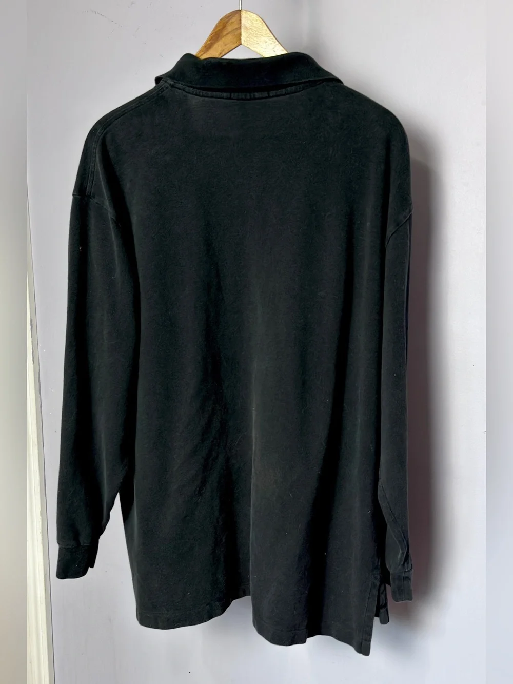 Ralph Lauren black long-sleeve polo shirt Men’s size 1XB | f